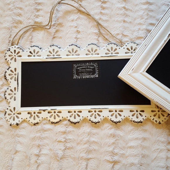 White Rustic Chic Chalkboard Sign - Picture 2 of 3